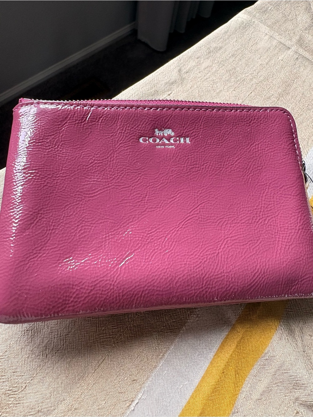 Coach Raspberry Wristlet - Picture 4 of 4